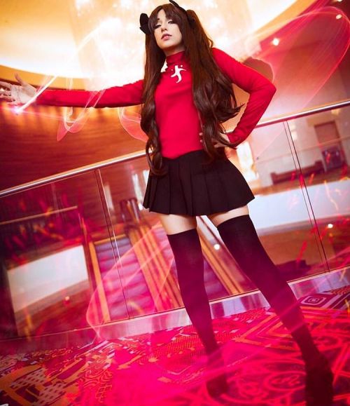 #tohsakarin #fatestaynight #cosplay #anime #japan #zettairyouiki #addicted #stockings #medias #highs
