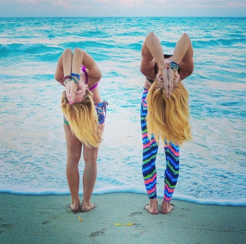 yogajournal: Photos of Kino MacGregor & Kerri Verna at the Yoga Journal event in Florida 