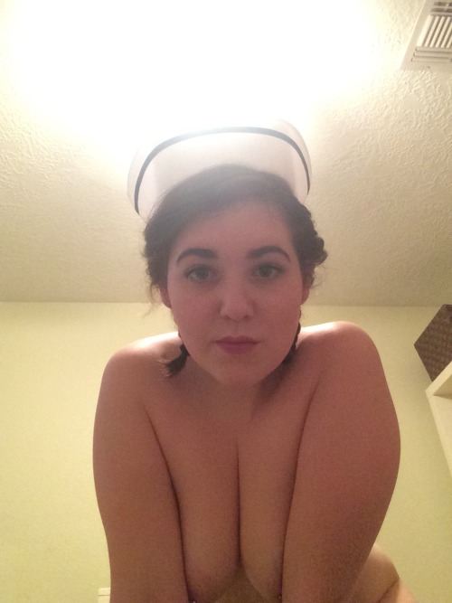 zubatsarepeopletoo:  Felt like dressing up and I had a request for a naughty nurse: I figured this was hotter than my scrubs 😉. 
