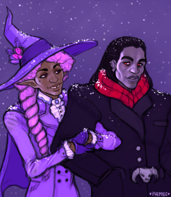 phemiec: Taakitz in a winter wonderland! Better than the other wonderland at least..