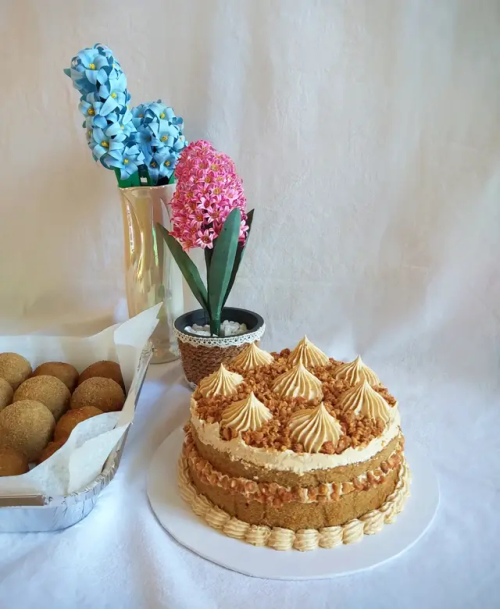 Another Coffee Cake & Fish Cutlets Order Delivered To One Of My Regular Customer On 31st December, 2023😍🎂