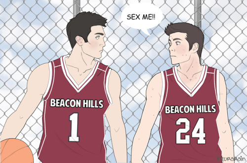 sterekreblogsandart:Derek thinks he’s gonna flirt with the new guy with the cute moles—except the ne