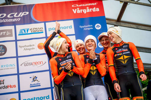 womenscycling: Boels-Dolmans, after coming third in the 2014 Vårgårda TTT via Live från Cykel 2014 |