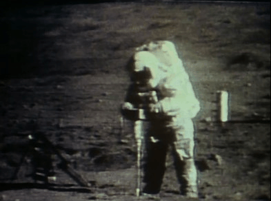 April 21, 1972 – Astronauts John Young and Charlie Duke go on the first spacewalk