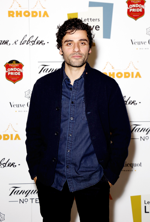 oscarisaacdaily:Oscar Isaac attends the Letters Live event in London