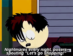 haertshapedbox:  South Park Theme for Goth Kids 3: Dawn of the Posers 