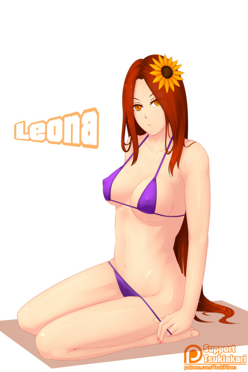 tsukiada:  Leona bikini—–Summer is coming~–www.patreon.com/TsukiRiven?ty=h