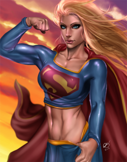 kqcomics:  Super Girl by BornTewSlow  
