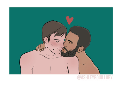 ashleyrguillory: Just a little shoulder kisses body worship because Nicky’s shoulders are- b r