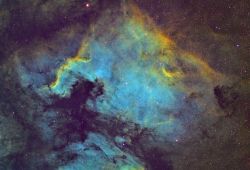 gravitationalbeauty:  just—space:  &ldquo;NGC 7000 in narrowband&rdquo; [3840 x 2610]
