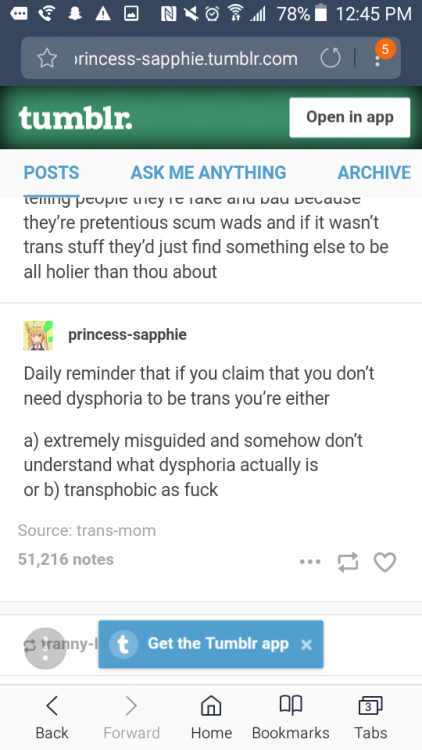 terfs-hate-women: trans-mom: Lmao look at the coward who blocks and talks shit. Someone talks like t