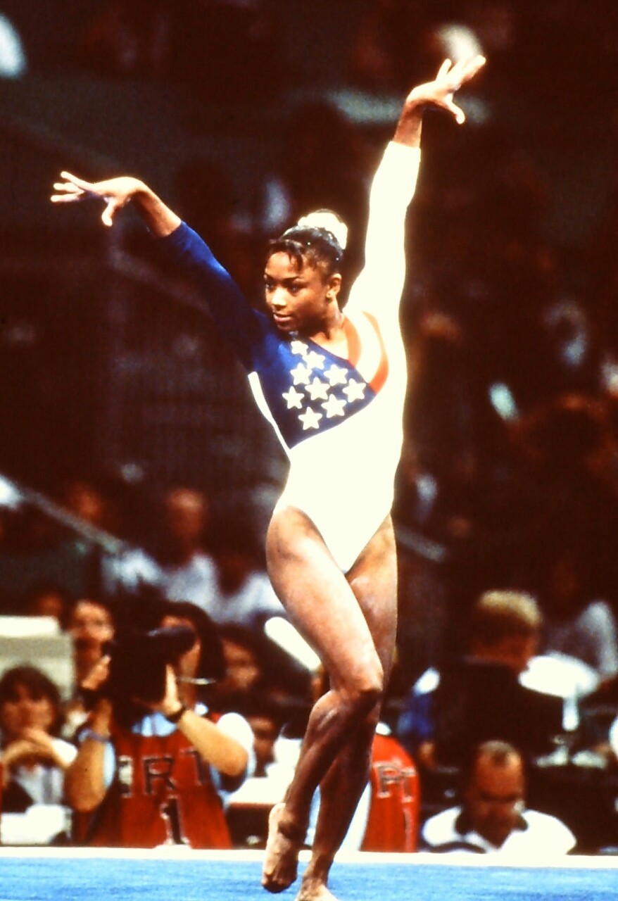 ninetiesgymnasticsnostalgia:  Dominique Dawes,y'all.