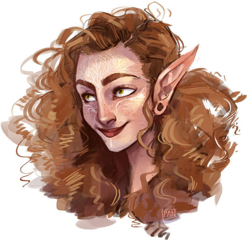 harpyhunting:I commissioned @artofpan to draw my inquisitor, Ayanna!! I absolutely love how it turne