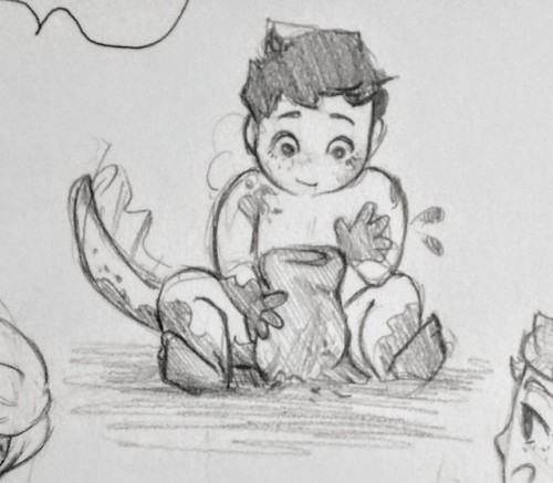 dazed-squid:More woggles for @callmearcturusLittle Jake meeting little Dirk? Not canon. But definite