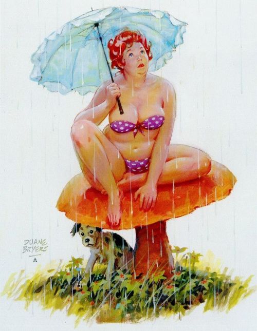 fatbodypolitics: blueberryfoxcake: These brilliant paintings were made by Duane Bryers, the artist r