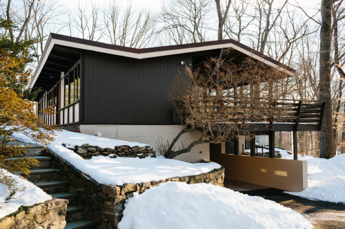 brianwferry: The Wood House, January 2016. I photographed this midcentury ranch home that’s being re