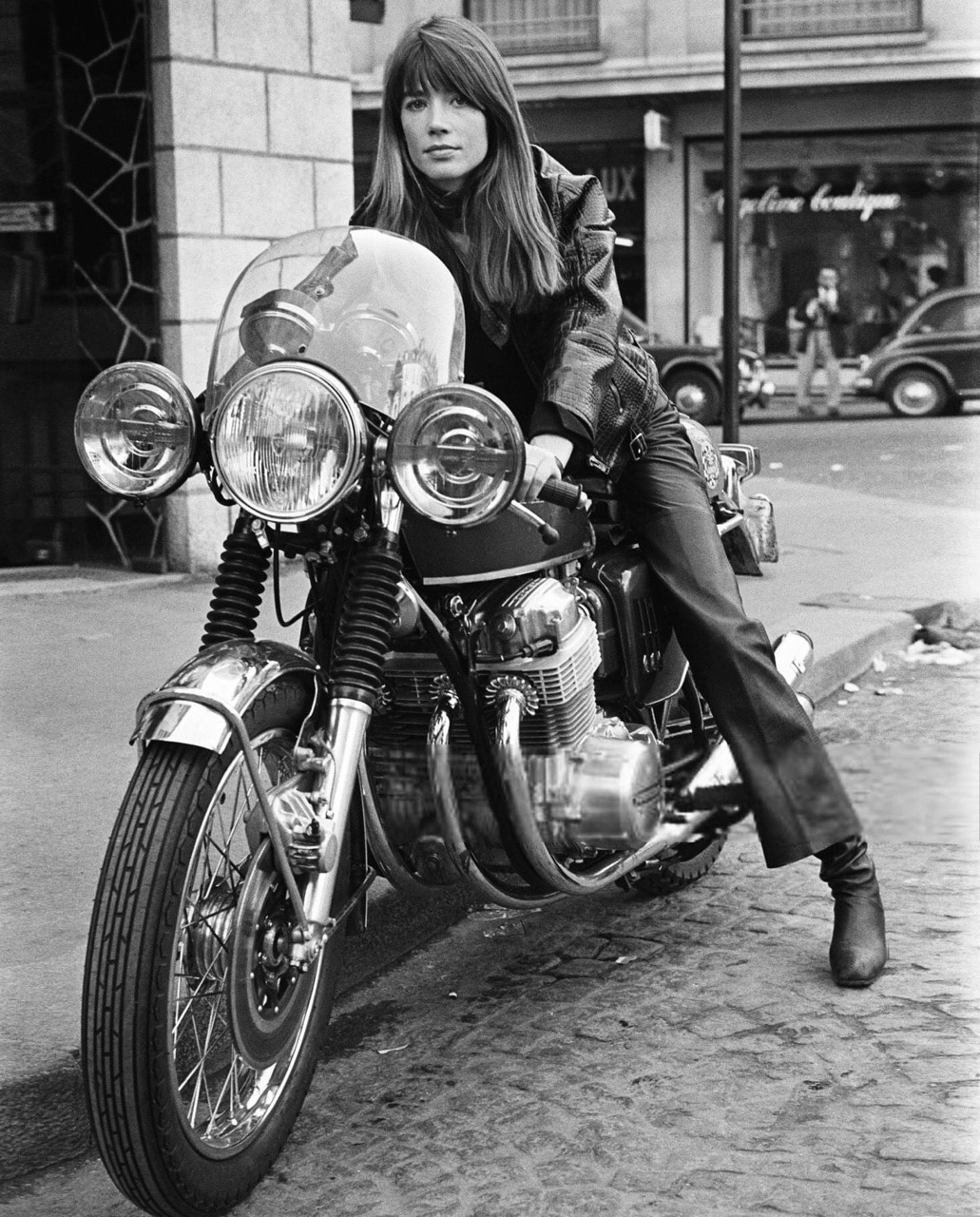Sixties — Françoise Hardy photographed by Giancarlo Botti in...
