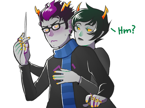 punpunichu:Yeees, yes to all of ‘em *o*1. Okay, so, I thought it would be cute if Eridan asked Kanay