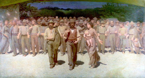 italianartsociety:   By Alexis Culotta Painter Giuseppe Pellizza da Volpedo died 14 June 1907. A nat