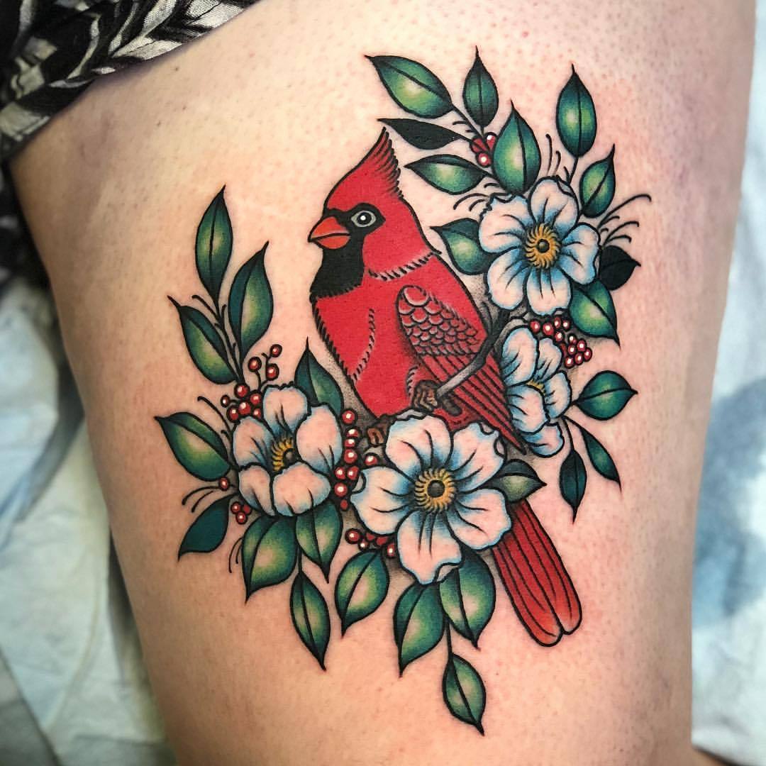 RisingDragon Tattoos on Twitter Very nice Traditional cardinal tattoo by  zed Cardinal tattoo traditionalamericana httpstcoYmBRJ2oY6d   Twitter