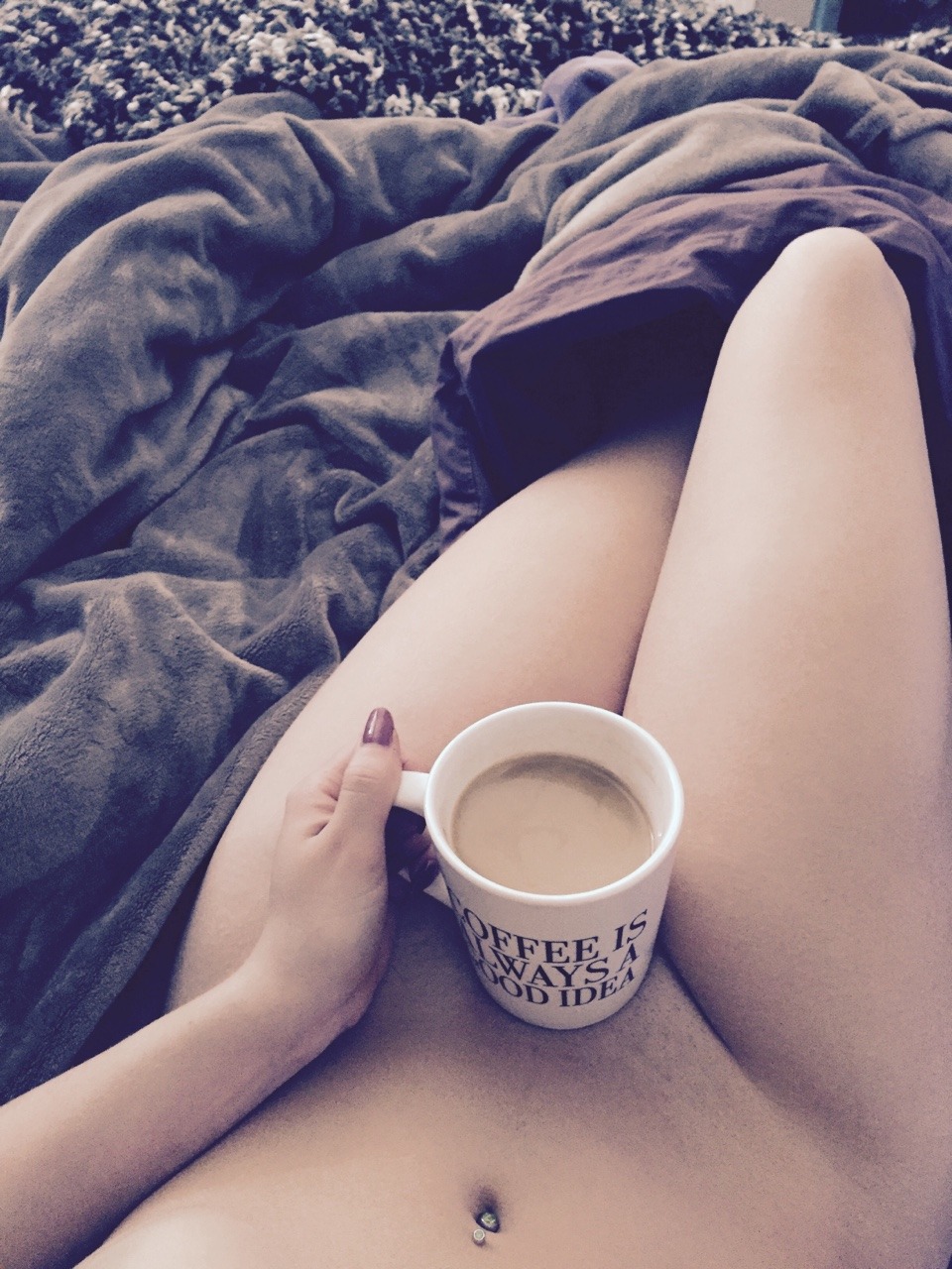 sophisticatedsunday:Sundays spent in bed are Sunday’s well spent 😌☕️