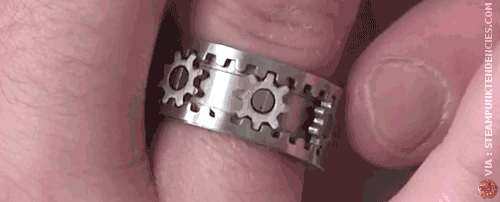 steampunktendencies:  Kinekt Design  this is great for my fidgets