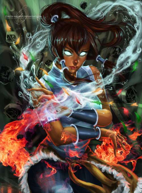 sam-terrafirma:Korra - Avatar State by MirRoriel 