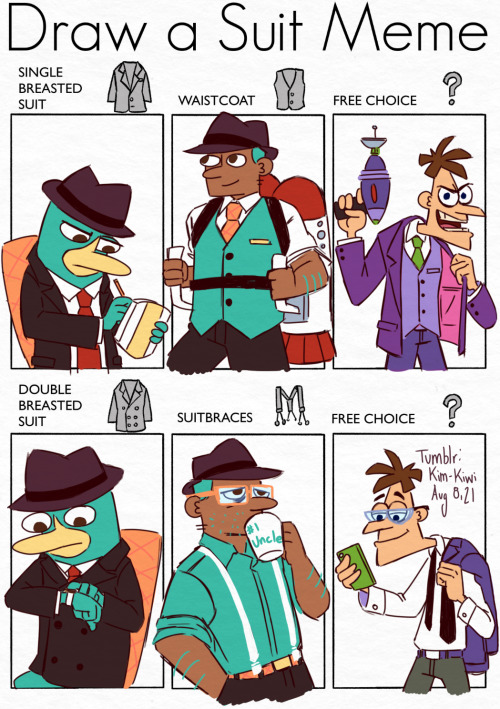 kim-kiwi:kim-kiwi:Another meme from TwitterWe have Perry, Doof, OWCA Files Team, Agents S and V, and