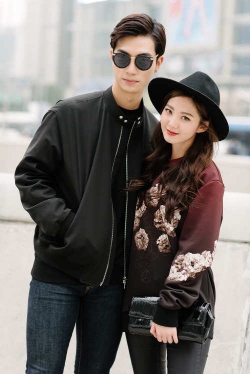 iamalexfinch:  #seoulfashionweek ROCK CHAE EUN, LEE HO YEON  WWW.IAMALEXFINCH.COM @IAMALEXFINCH