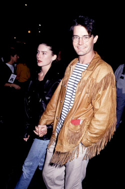 Mabellonghetti:  Lara Flynn Boyle And Kyle Maclachlan At The 15Th Anniversary Of