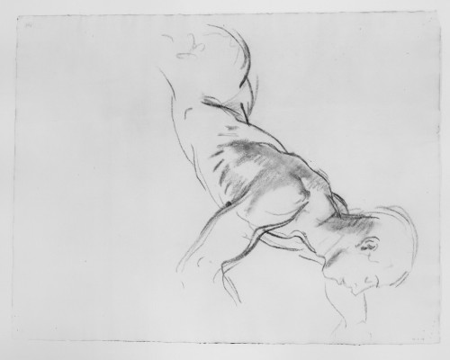 artist-sargent:Study of Eros for “Eros and Psyche,” Museum of Fine Arts, Boston, John Singer Sargent