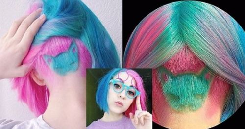 Hairstyle Ideas Hairstyles 2017 by taciban.com: Rainbow Cat Undercut Is The Hottest New Hairstyle On Instagram The Hottest New Hairstyle: Rainbow Cat Undercut