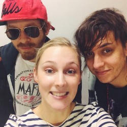 theroomisonfiree:  p6beat Wow! Julian Casablancas har lige været her og jeg er helt starstruck. Blev lige 14 år igen 😳 //Augusta