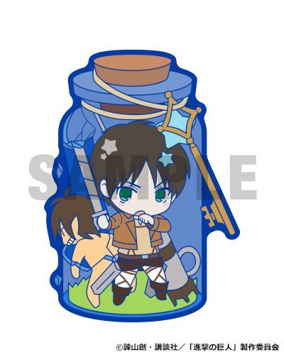 snkmerchandise: News: Cafe Reo’s SnK Chara Noria Rubber Clips (2017) Original Release