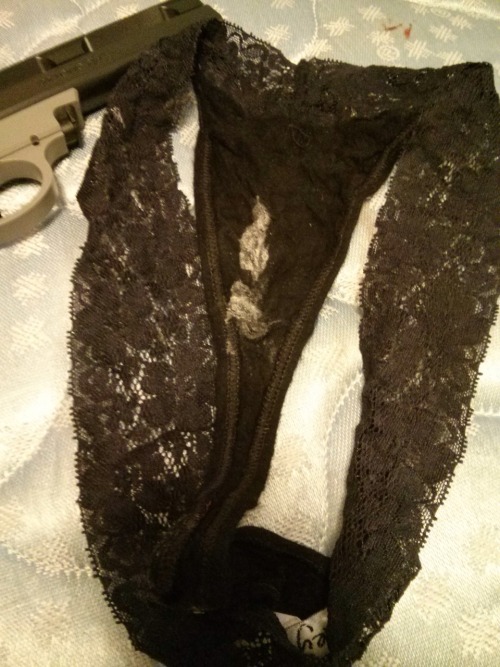 princesspantyplay:  Customer submission:  I really enjoyed the creamy panty, that was one of the best day I had, I went to the range and when I got home, check my mail and saw such a sexy creamy panty, made me so hard and horny. Here some pictures