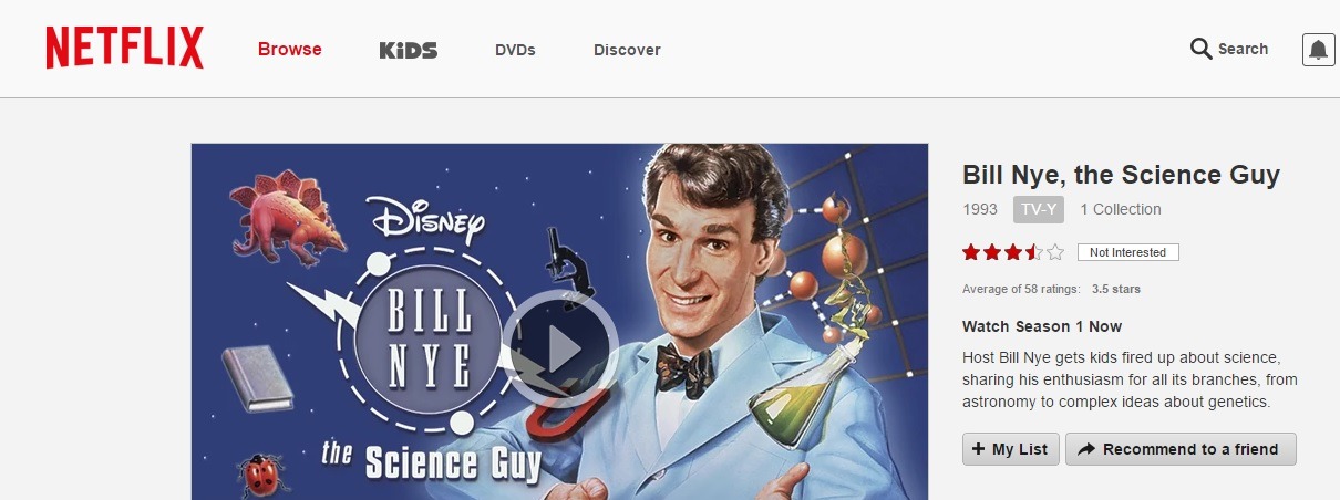 GUYS THEY ADDED BILL NYE TO NETFLIX