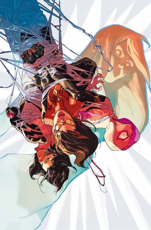 superheroes-or-whatever:Spider-Women crossover covers by Yasmine Putri