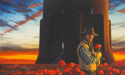 theartofmichaelwhelan:  NEW DARK TOWER PRINT & FREE SHIPPING TODAY  Here’s a nifty little surprise for Cyber Monday - THE GUNSLINGER: CHAPTER ONE.  These prints were quite a hit in Italy when Michael was the Artist Guest of Honor at Lucca Comics