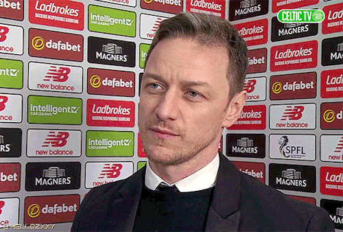 hellozxxy:Celtic FC - James McAvoy back at Paradise