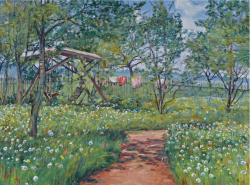 Garden in Libuni   -  František KavánCzech 1866-1941