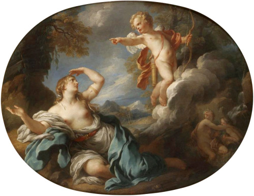 paintingispoetry:François Lemoyne, Amor and Psyche, ca. 1730-9