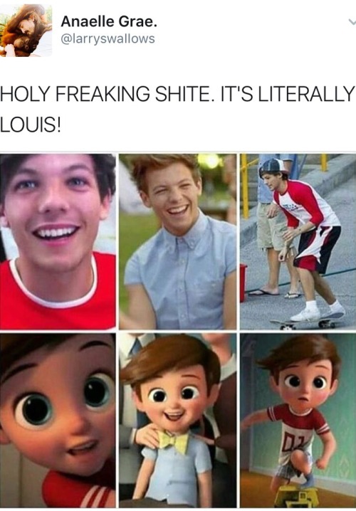 ithazzabelou:That totally looks like Louis Tomlinson, yeah. Uncanny resemblance. Hey @dreamworksanim