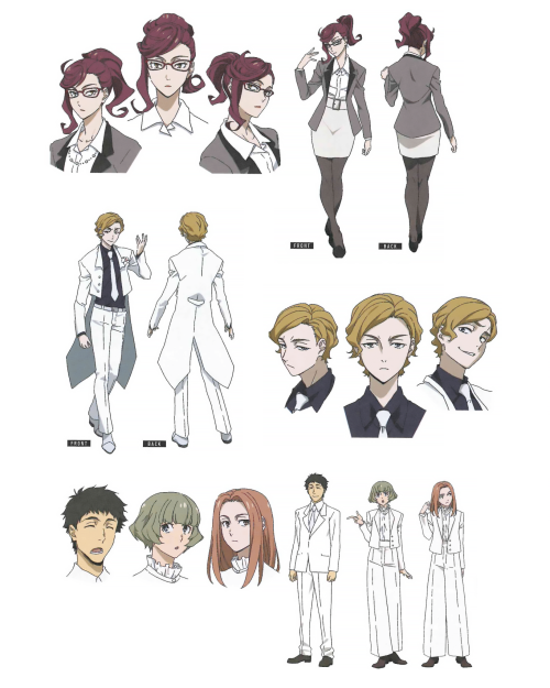 Bungou Stray Dogs Season 4-5 Characters Sheets From Official Guidebook Gongeroku. Scanned By Me.