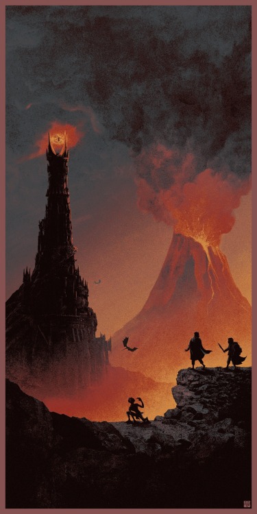 cinemagorgeous:  Beautiful tributes to THE LORD OF THE RINGS by artist Matt Ferguson.