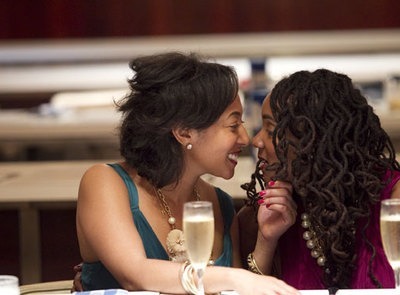 thebigblackwerewolfe:  pettybetty8:  Danielle & Aisha Moodie-Mills, black lesbian power couple   PLEASE EXCUSE ME WHILE I DIE FROM CUTE  *whispers* its just black loveeeeeee