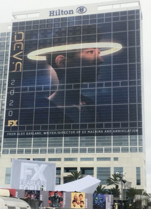 Sonoya Mizuno on the FX Devs wrap at the Hilton Bayfront for San Diego Comic Con (cred.)