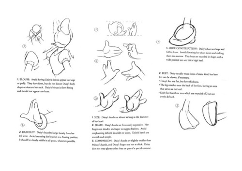 How to draw Daisy Duck (head, full body, hands, feet, shoes, and action poses): tips and tricks from