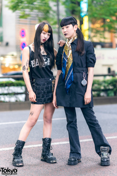 tokyo-fashion - Japanese teens 16-year-old Satan and 18-year-old...