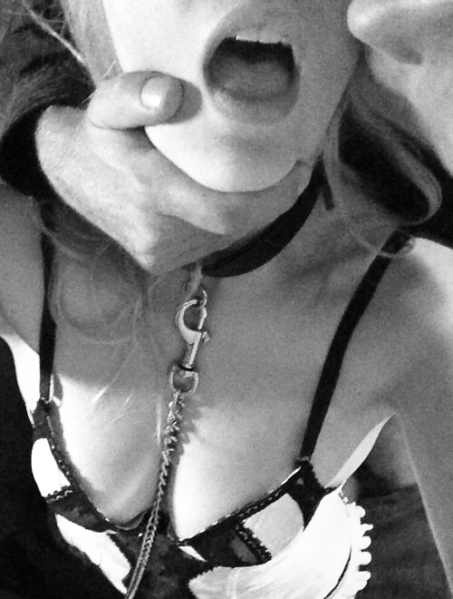 dirtyslut2513:  kittenscravings:  Craving- your hand around my throat~kitten  I need