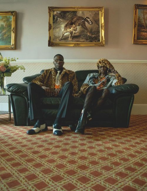 distantvoices:Cheikh Beye, Hakima Duot by Klaudia Nowak for Schön Magazine February 2022